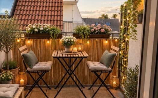 Ruhige Oase im Innenhof: 2-Zimmer-Dachgeschosswohnung mit kl. Balkon & Tiefgarage in Östringen